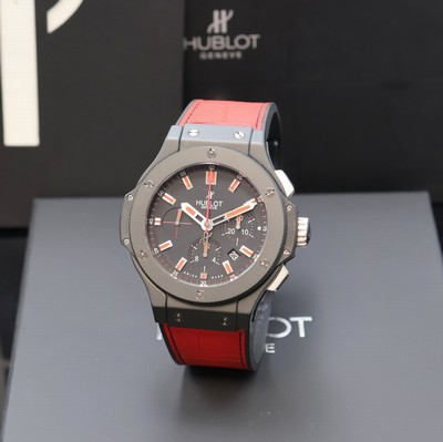 HUBLOT Big Bang seltener, auf 21 Stück limitierter Armbandchronograph Referenz 301.C1.1123, Automatik, Geh. in Keramik und Titan kombiniert inkl. ...