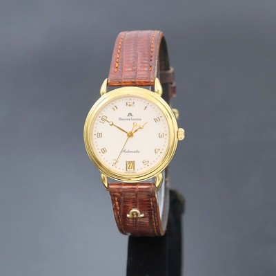 MAURICE LACROIX Damenarmbanduhr Les Classiques Referenz 11406, Schweiz um 2000, Automatik, verg. Geh. beids. vergl., orig. Lederband m. Dornschl., ...