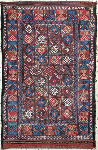 Sumakh Kelim, Persien, Mitte 20.Jhd., Wolleauf Baumwolle, ca. 120 x 77 cm, EHZ: 2