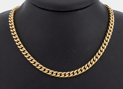 14 kt Gold Kette, GG 585/000, L. ca. 51 cm,Karabinerschließe, ca. 56.6 g
