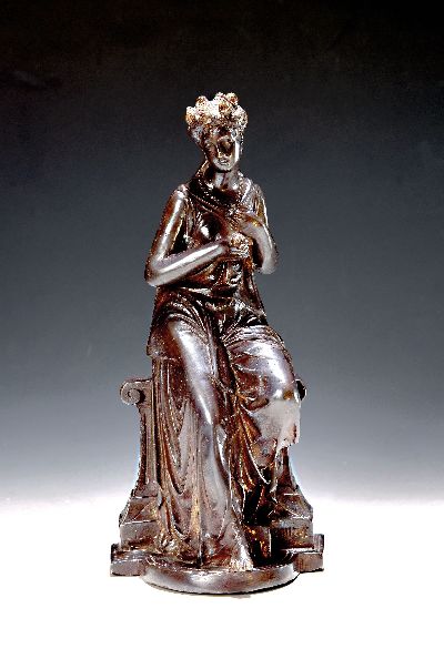 Nach Eutrope Bouret, 1833 Paris-1906, Bronzeskulptur, Bronze patiniert, späterer Guß wohl Anfang 20.Jh., H. 32 cm, signiert Bouret