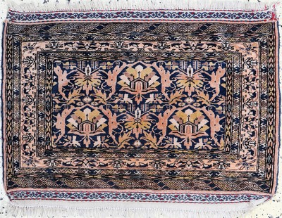 Mauri fein, Afghanistan, Mitte 20.Jhd, Wolle auf Wolle, ca. 75 x 55 cm, EHZ: 2