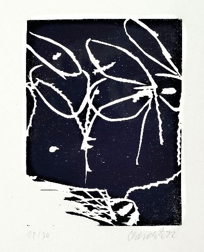Georg Baselitz, geb. 1938, Holzschnitt auf Velin, handsigniert, num. 12/30, dat. (19)92, Blattgr. 29.3 x 21.9 cm, Rahmengröße ca. 53 x 43 cm