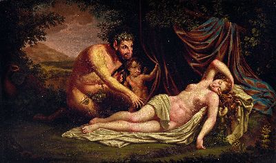 Unbekannter Künstler des fortgeschrittenen 19 .Jh., nach einem Fresko von Benigne Gagneraux (1756-1795), nach einem Deckenfresko in der Gallerie ...