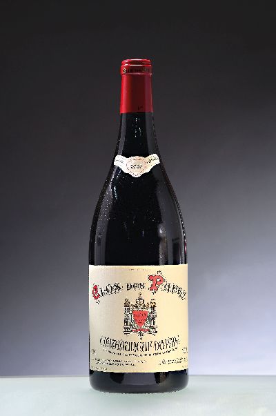 1 Magnum-Flasche 2007 Paul Avril Clos des Papes, Chateauneuf-du-Pape, Rhone, Frankreich, 150 cl, 15 % Vol., Füllstand: high fill, hervorragende ...