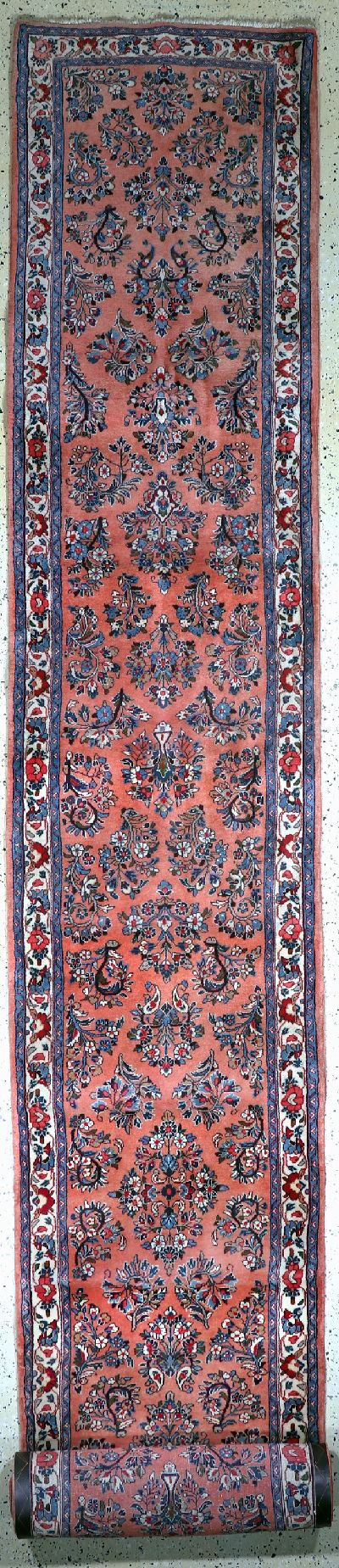 Sarogh, Persien, Ende 20.Jhd, Wolle auf Baumwolle, ca. 640 x 85 cm, EHZ: 2