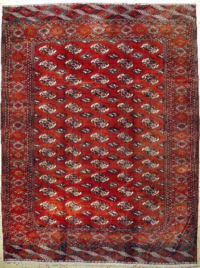 Buchara fein, Rußland, Mitte 20.Jhd, Wolle auf Wolle, ca. 294 x 223 cm, EHZ: 2