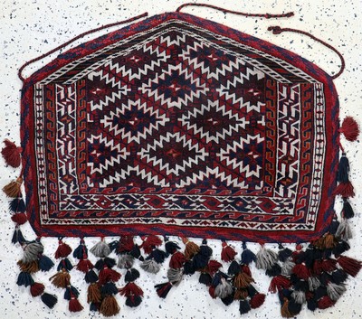 Yomud"Asmalyk", Turkmenistan, Anfang 20.Jhd, Wolle auf Wolle, ca. 104 x 75 cm, EHZ:2