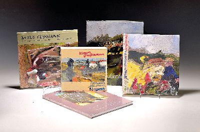 Konvolut aus 8 Büchern von/zu Klaus Fußmann,2x Fussmann Grafik 1996-2000, Fussmann Grafik 2005-2010, Weltreisen 1976-2002, Zeitsprünge- Museum am ...