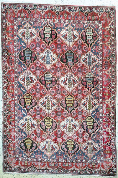 Saman Bachtiar, Persien, Anfang 20.Jhd, Wolle auf Baumwolle, ca. 203 x 138 cm, EHZ: 2-3