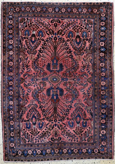 Us Re-Import Sarogh, Persien, um 1900, Wolle auf Baumwolle, ca. 145 x 105 cm, EHZ: 3