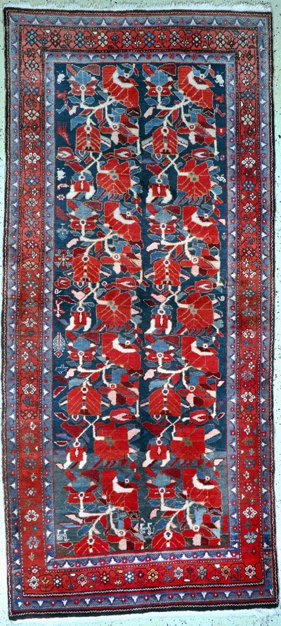 Meschgin alt, Persien, Mitte 20.Jhd, Wolle auf Baumwolle, ca. 277 x 125 cm, EHZ: 2