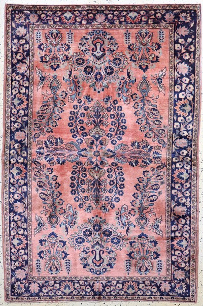 Us Re-Import Sarogh antik, Persien, um 1900, Wolle auf Baumwolle, ca. 200 x 135 cm, EHZ: 2