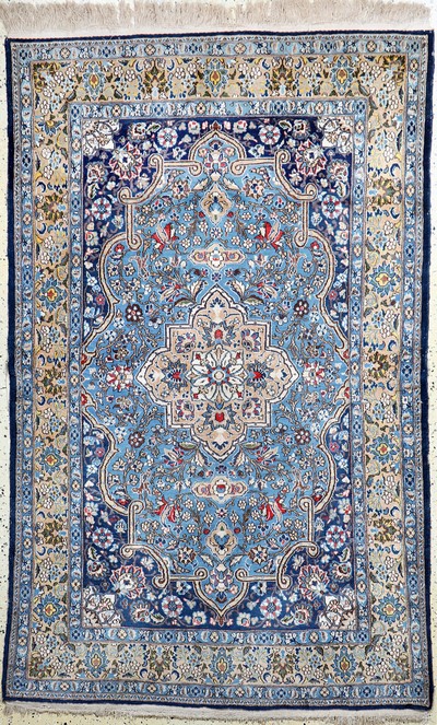 Ghom alt, Persien, Mitte 20.Jhd, Wolle auf Baumwolle, ca. 220 x 140 cm, EHZ: 2
