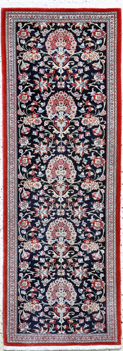 Ghom Kork, Persien, Ende 20.Jhd, Korkwolle auf Baumwolle, ca. 205 x 72 cm, EHZ: 2