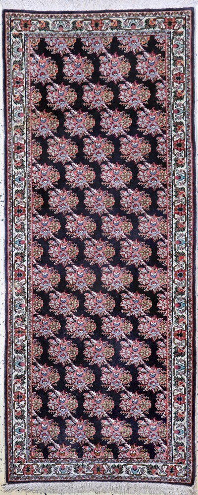 Bidjar fein, Persien, Ende 20.Jhd, Wolle auf Baumwolle, ca. 192 x 79 cm, EHZ: 2