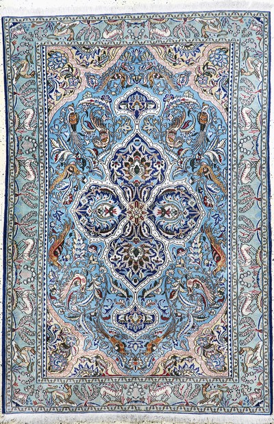 Ghom alt, Persien, Mitte 20.Jhd, Wolle mit Seide, ca. 218 x 148 cm, EHZ: 2