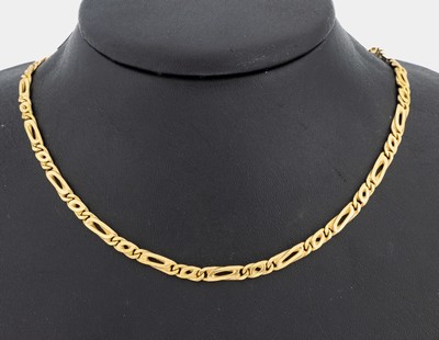 8 kt Gold Collier, GG 333/000, L. ca. 45 cm, Karabinerschließe, ca. 16.7 g