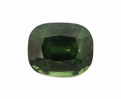 Loser grüner Saphir, ca. 10.0 ct, ca. 12.5 x 10.2 x 8.1 mm, mit Kopie der GGTL Expertise