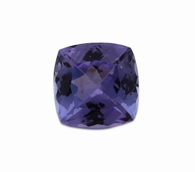 Loser Tansanit, ca. 1.89 ct, Kissenschliff