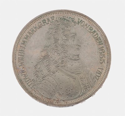 Silbermünze, 5 Mark, Deutschland, 1955, Markgraf von Baden
