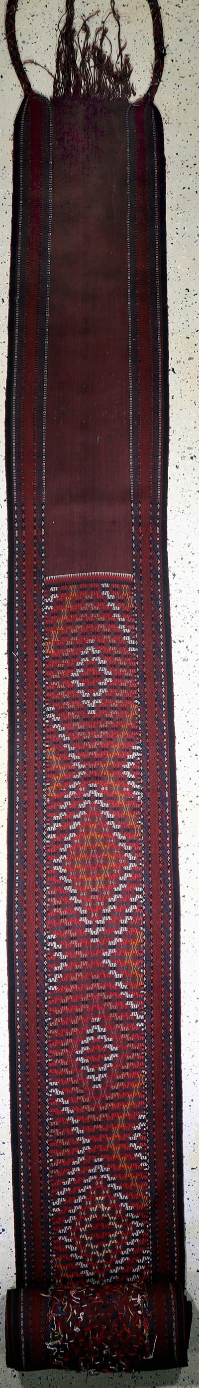 "Zeltband"antik, Turkmenistan, um 1900, Wolle auf Wolle, ca. 1660 x 53 cm, EHZ: 2-3