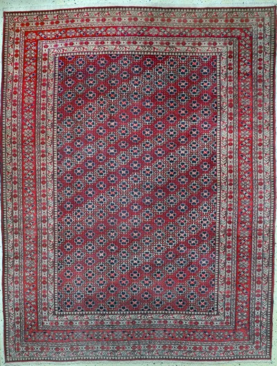 Dolatabad, Afghanistan, Mitte 20.Jhd, Wolleauf Wolle, ca. 348 x 250 cm, EHZ: 2