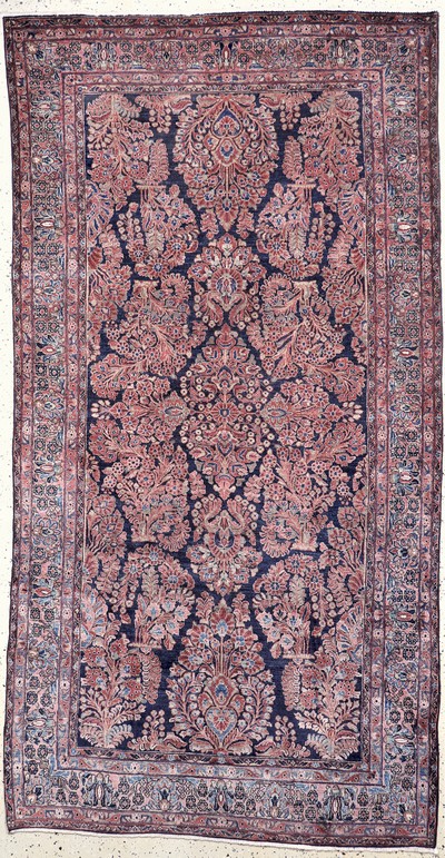 Us Re-Import Sarogh antik, Persien, um 1900, Wolle auf Baumwolle, ca. 286 x 155 cm, EHZ: 2-3