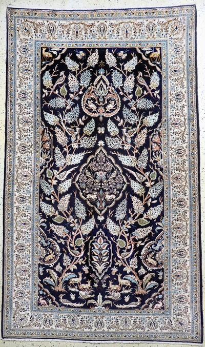 Ghom alt, Persien, Mitte 20.Jhd, Wolle mit Seide, ca. 270 x 158 cm, EHZ: 2