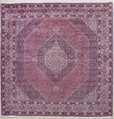 Bidjar fein, Persien, Ende 20.Jhd, Korkwolle auf Baumwolle, ca. 200 x 200 cm, EHZ: 2