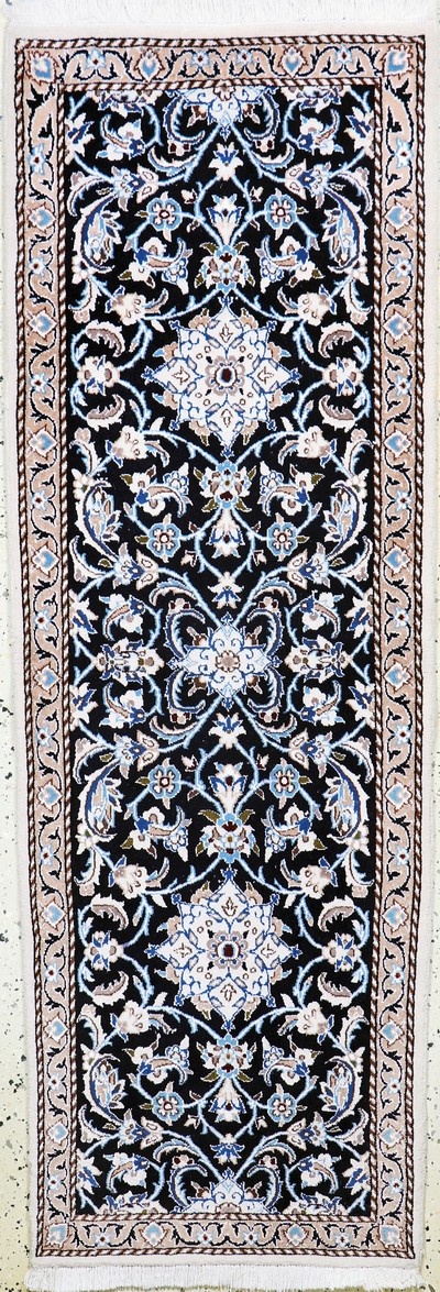 Nain fein, Persien, Ende 20.Jhd, Korkwolle mit Seide, ca. 184 x 55 cm, EHZ: 2