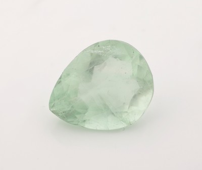 Loser Aquamarin, ca. 31.03 ct, facett. Tropfen, ca. 22.44 x 18.44 x 12.17 mm