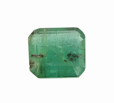 Loser Smaragd, 2.79 ct, Emerald Cut, ca. 9.30 x 8.26 x 4.10 mm