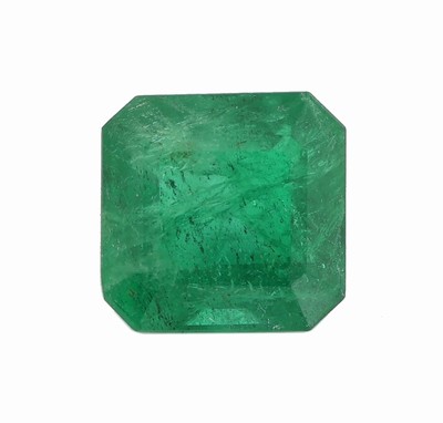 Loser Smaragd, 3.21 ct, Emerald Cut, ca. 8.44 x 8.20 x 5.91 mm