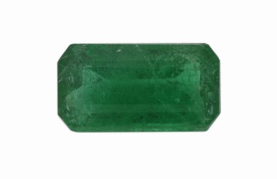 Loser Smaragd, 2.90 ct, Emerald Cut, ca. 12.51x 6.76 x 4.46 mm
