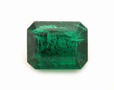 Loser Smaragd, 3.11 ct, Emerald Cut, ca. 9.97 x 7.90 x 4.60 mm