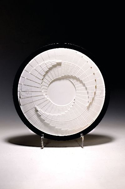 Natale Sapone, 1920-2002 und Marcello Morandini (geb. 1940), Sapone: Biskuitporzellan-Skulptur für Rosenthal Studio-linie, Ed. 182/300; Serigraphie ...
