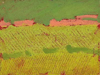 Albert Borchardt, geb. 1961 Hitzhof/Siegkreis , 3 Ölstudien auf Malplatte, Kulturlandschaften, je verso signiert, 18x24 cm, Rahmen 23x30/28x34 cm; ...
