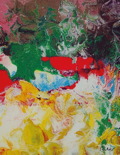 Gerhard Richter, geb. 1932, signierter 2010 Hoch-Pigmentdruck, lackiert aus der Serie "Sindbad", WVZ. 905-82, ca. 32x25 cm