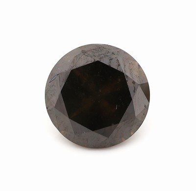 Loser Brillant, 1.21 ct Natural Fancy Dark Brown, 6.72 - 6.75 x 4.14 mm, GIA-Expertise