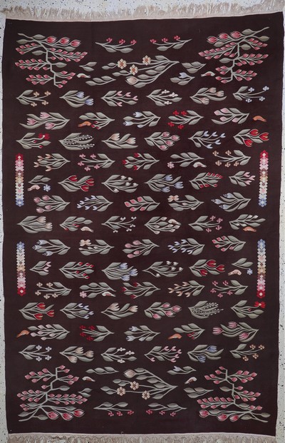 Bessarabian Kelim, Balkan, Anfang 20.Jhd, Wolle auf Baumwolle, ca. 297 x 197 cm, EHZ: 2