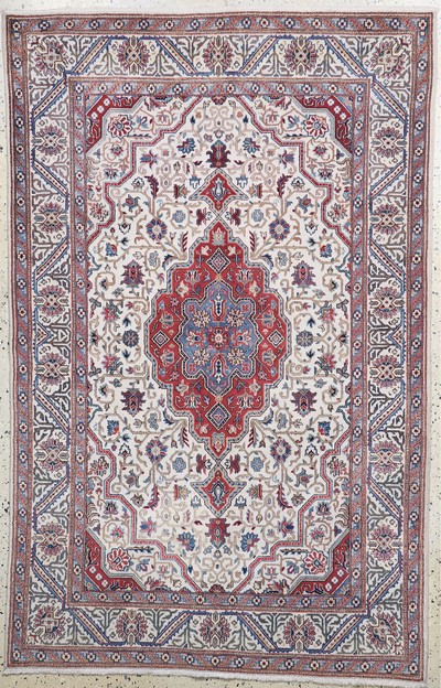 Keschan alt, Persien, Anfang 20.Jhd, Wolle auf Baumwolle, ca. 212 x 136 cm, EHZ: 2