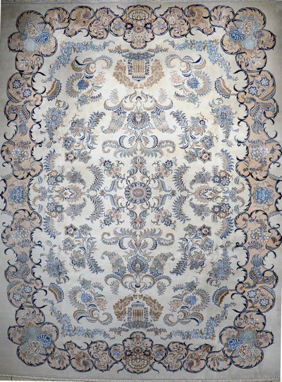 Keschan alt, Persien, Mitte 20.Jhd, Wolle auf Baumwolle, ca. 400 x 310 cm, EHZ: 2