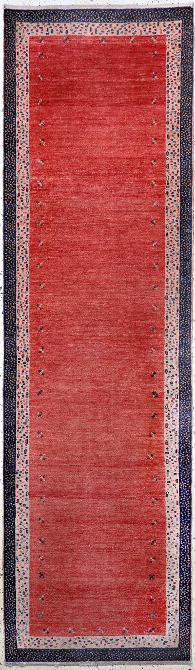 Gabbeh fein Loribaft, Persien, Ende 20.Jhd,Wolle auf Wolle, ca. 260 x 74 cm, EHZ: 2
