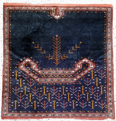 Afschar fein, Persien, Mitte 20.Jhd, Wolle auf Wolle, ca. 120 x 115 cm, EHZ: 2