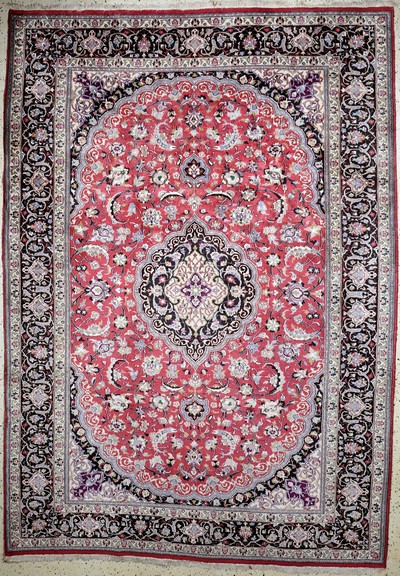 Mesched, Persien, Ende 20.Jhd, Wolle mit Seide, ca. 353 x 247 cm, EHZ: 2
