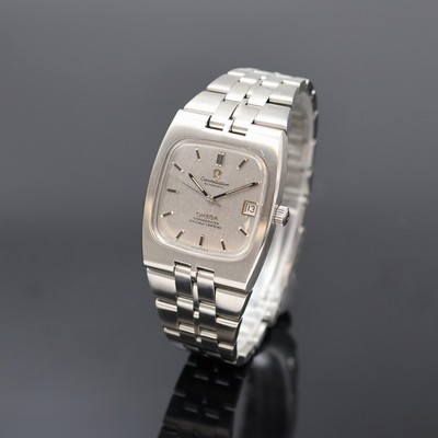 OMEGA Constellation Chronometer Referenz 168.047, Schweiz um 1970, Automatik, 4-fach verschr. Edelstahlgeh., integr. orig. Band Ref. 1155/146, Boden ...