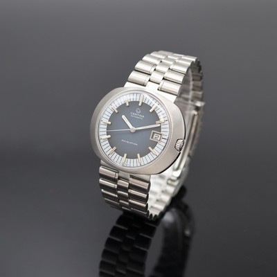 CERTINA Revelation Herrenarmbanduhr Referenz 5801 185, Schweiz um 1970, Automatik, Einschalengeh. in Edelstahl, orig. Krone, orig. Certina Stahlband ...