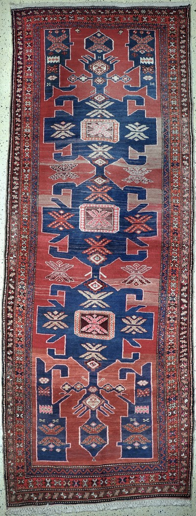 Meschgin, Persien, Mitte 20.Jhd, Wolle auf Baumwolle, ca. 410 x 150 cm, EHZ: 2