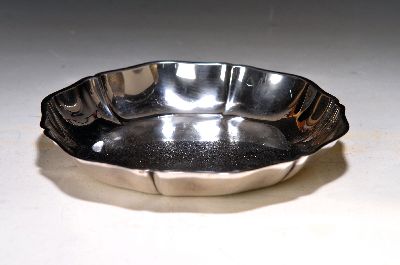 Achtpassige Silberschale, Wilkens, um 1900, 800er Silber, ca. 200 g, D. 20 cm
